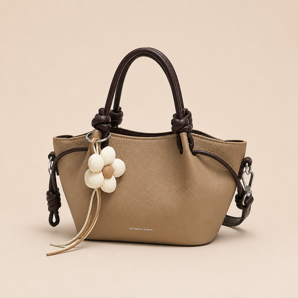Quentin | Womens Shoulder Bag Trendy Crossbody Handbag Tote, Khaki