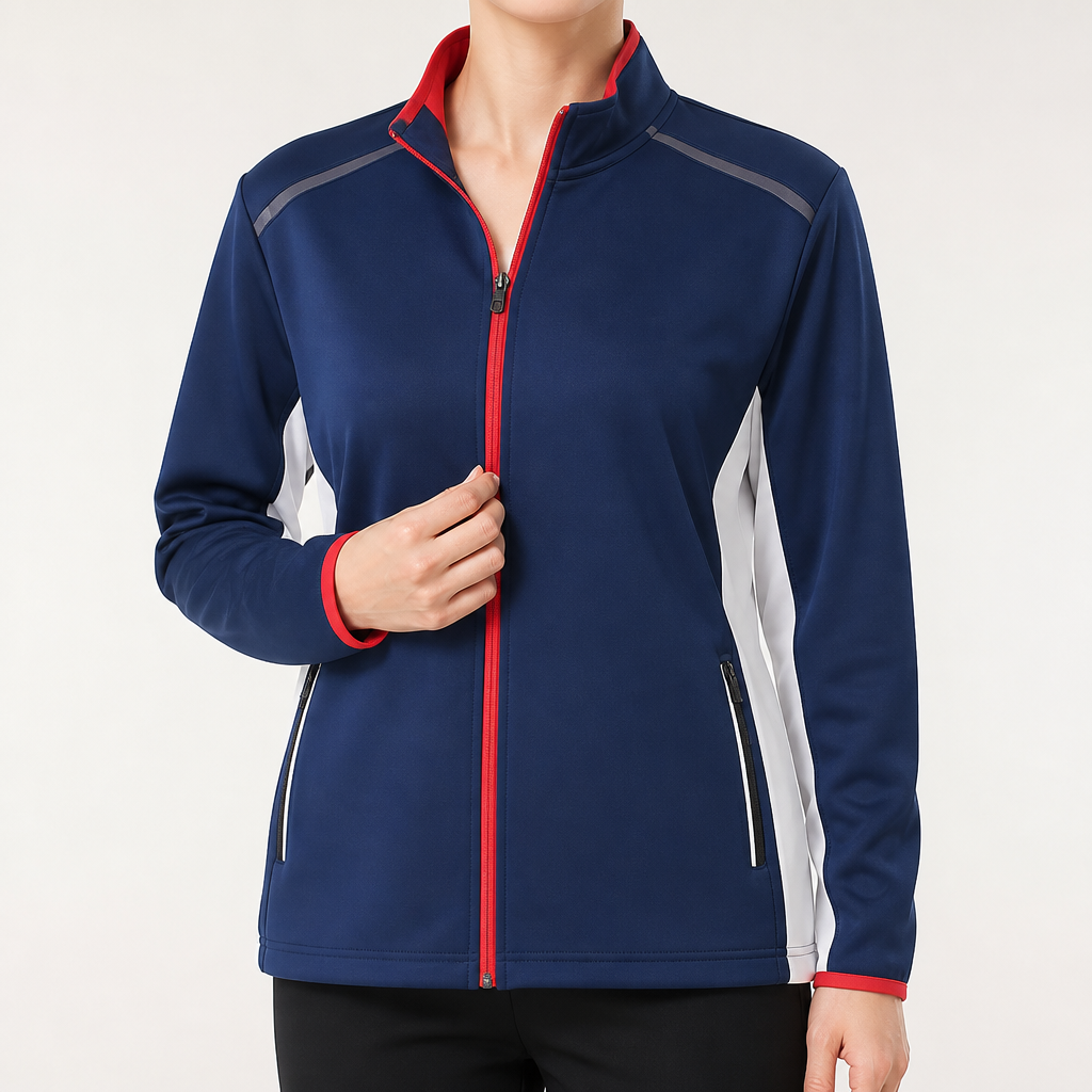 Quill | Womens Tracksuit Long Sleeve Sports Jacket Two Piece Training Set, Blue 2