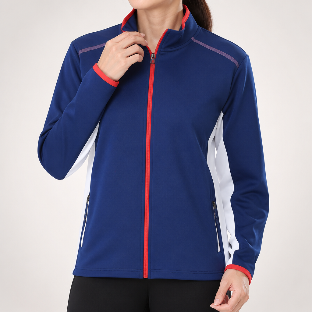 Quill | Womens Tracksuit Long Sleeve Sports Jacket Two Piece Training Set, Blue