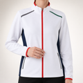 Quill | Womens Tracksuit Long Sleeve Sports Jacket Two Piece Training Set, White