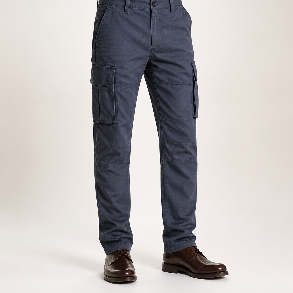 Rafferty | Mens Cargo Trousers Work Trousers Multi Pocket Workwear Trousers, Dark Grey