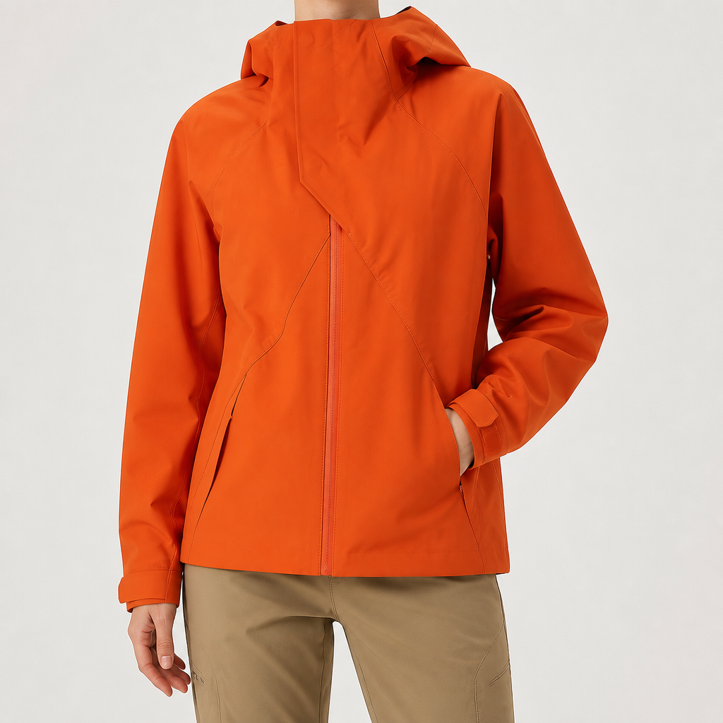 Harriet | Womens Waterproof Windproof Softshell Jacket, Orange