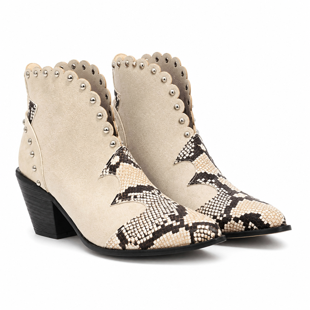 Isaac | Womens Ankle Heeled Pointed Toe Low Cut Boots Design 1 packshot