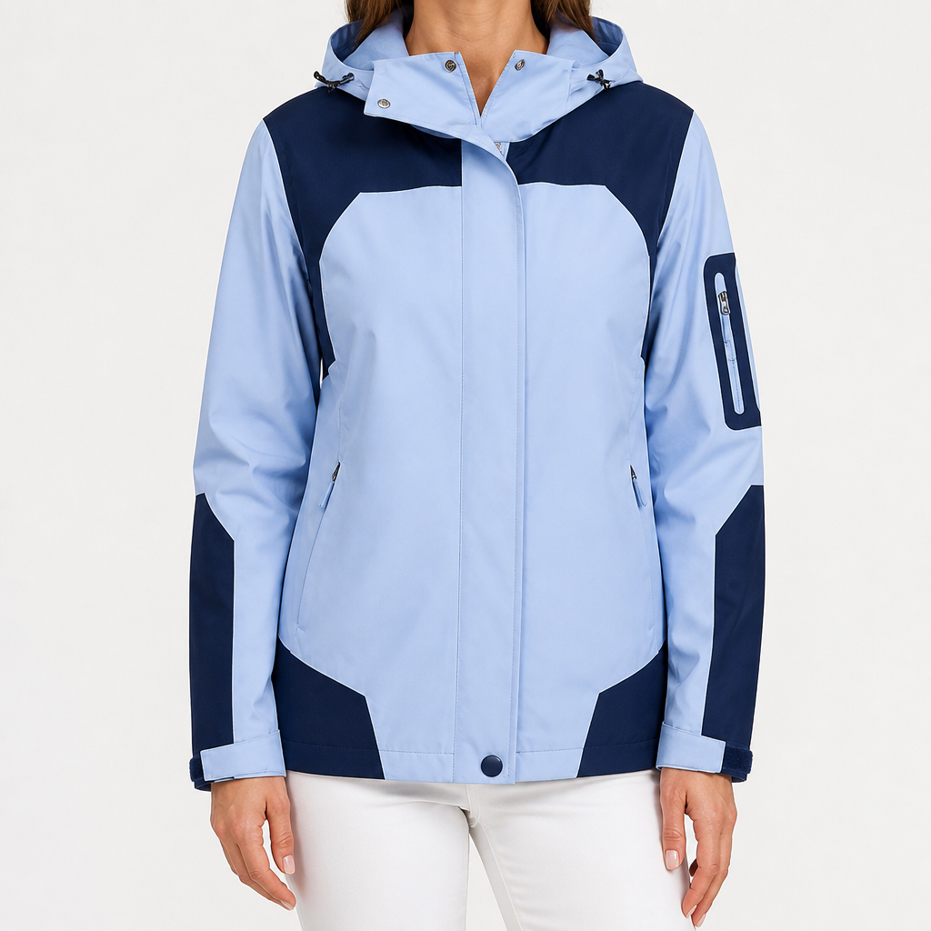 Harriet | Womens Waterproof Windbreaker Jacket, Light Blue