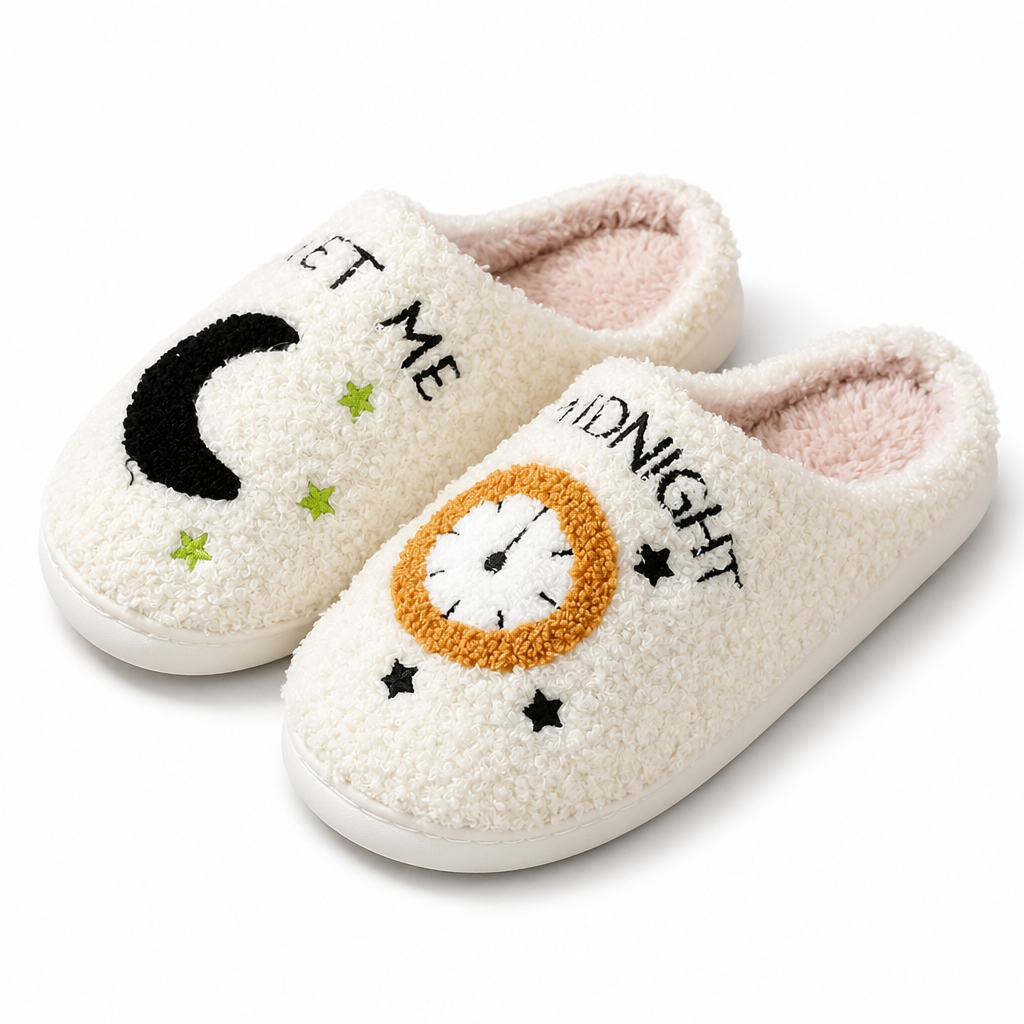 Faas | Womens Slippers Fluffy Warm Memory Foam House Slippers Design 7 packshot