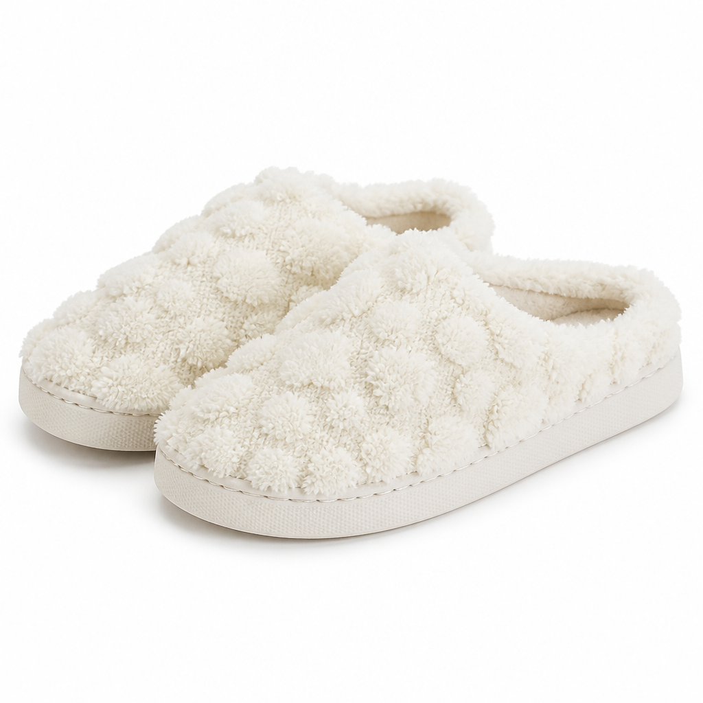 Hollis | Womens Slippers Fluffy Warm Memory Foam House Slippers Design 7 packshot