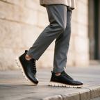 Worthington Orthopedic Sneakers worn on the street - Black