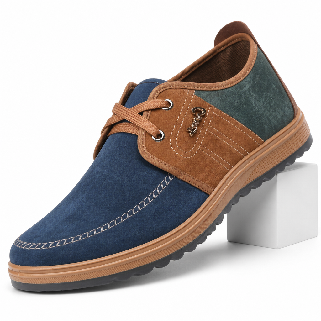 Calloway | Mens Lightweight Breathable Non Slip Walking Work Shoes Multi 2 packshot