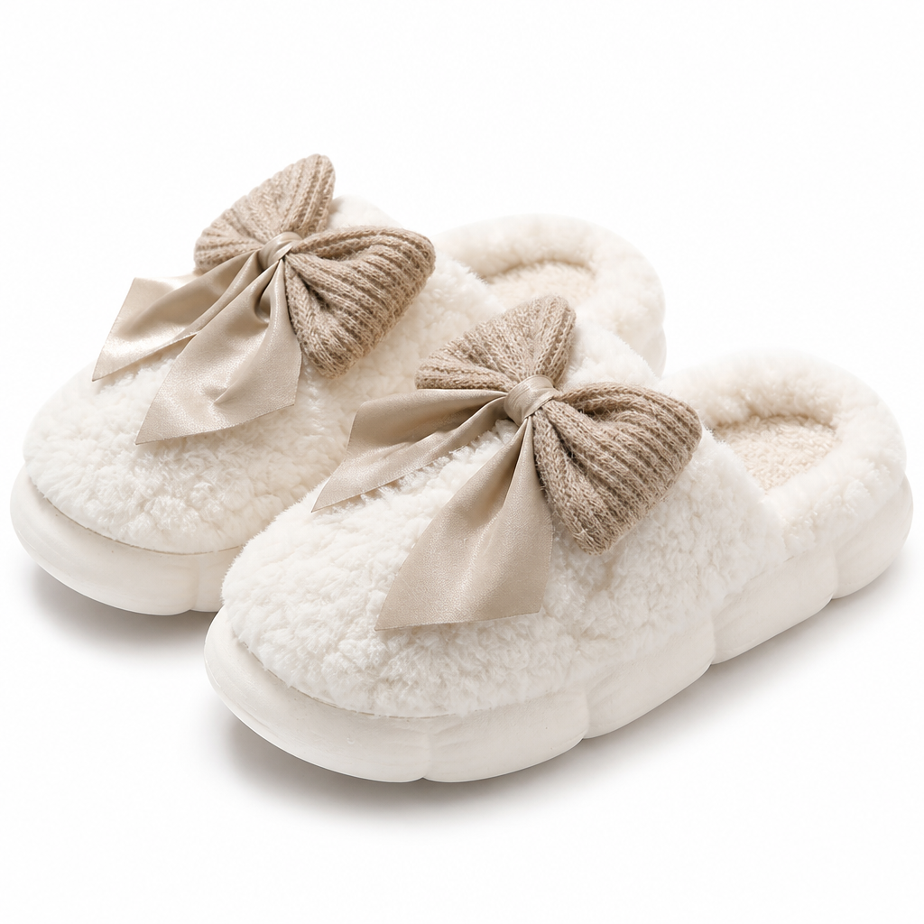 Anouk | Womens Slippers Fluffy Warm Memory Foam House Slippers Design 4 packshot