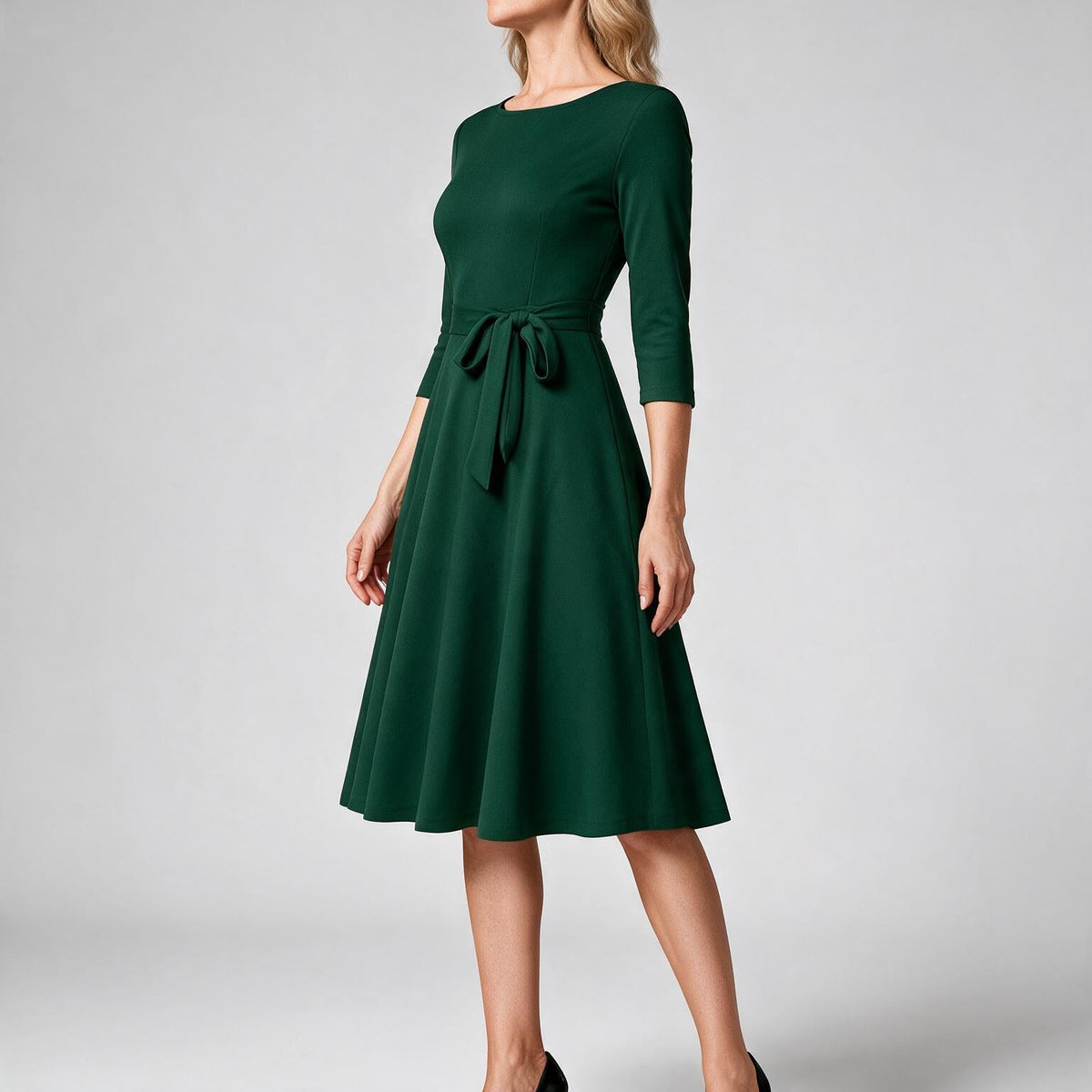 Celeste | Cocktail A Line Midi Wedding Guest Formal Dresses