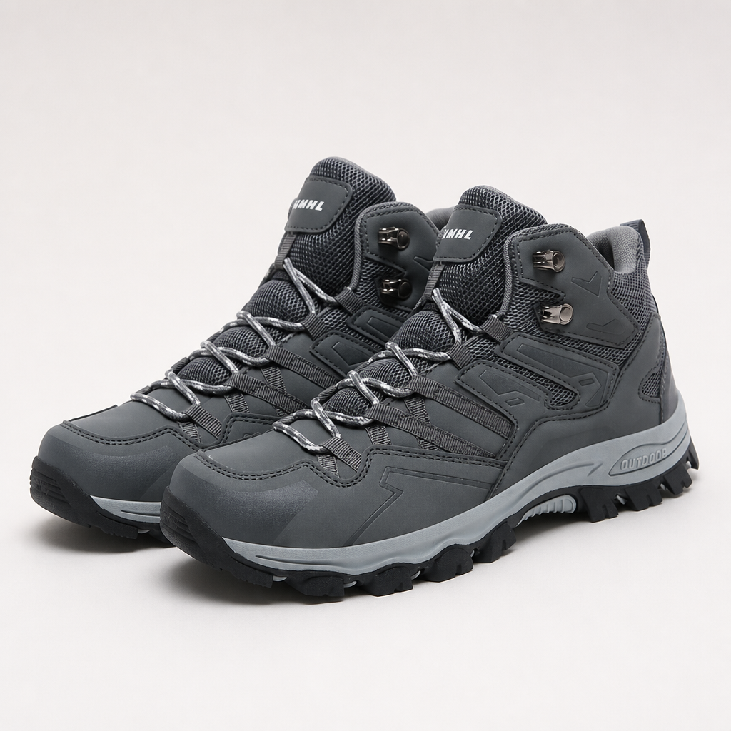 Marlowe | Womens Hiking Shoes Walking Trainers Trail, Dark Grey