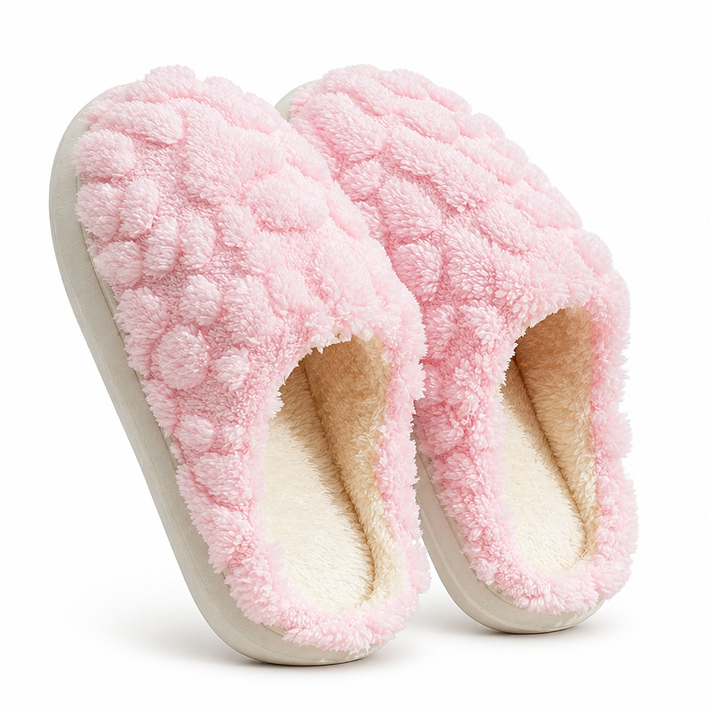 Casper | Womens Slippers Fluffy Warm Memory Foam House Slippers Design 1 packshot