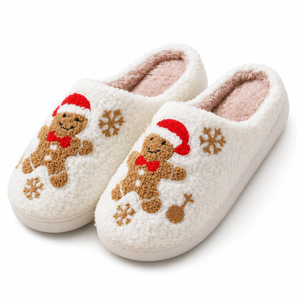 Faas | Womens Slippers Fluffy Warm Memory Foam House Slippers Design 10 packshot