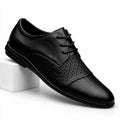 Ellery | Womens Leather Business Formal Dress Black Brown Shoes Black packshot