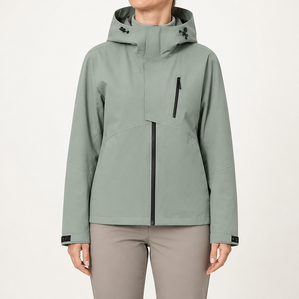 Rowan | Womens Waterproof Windproof Softshell Jacket, Sage Green