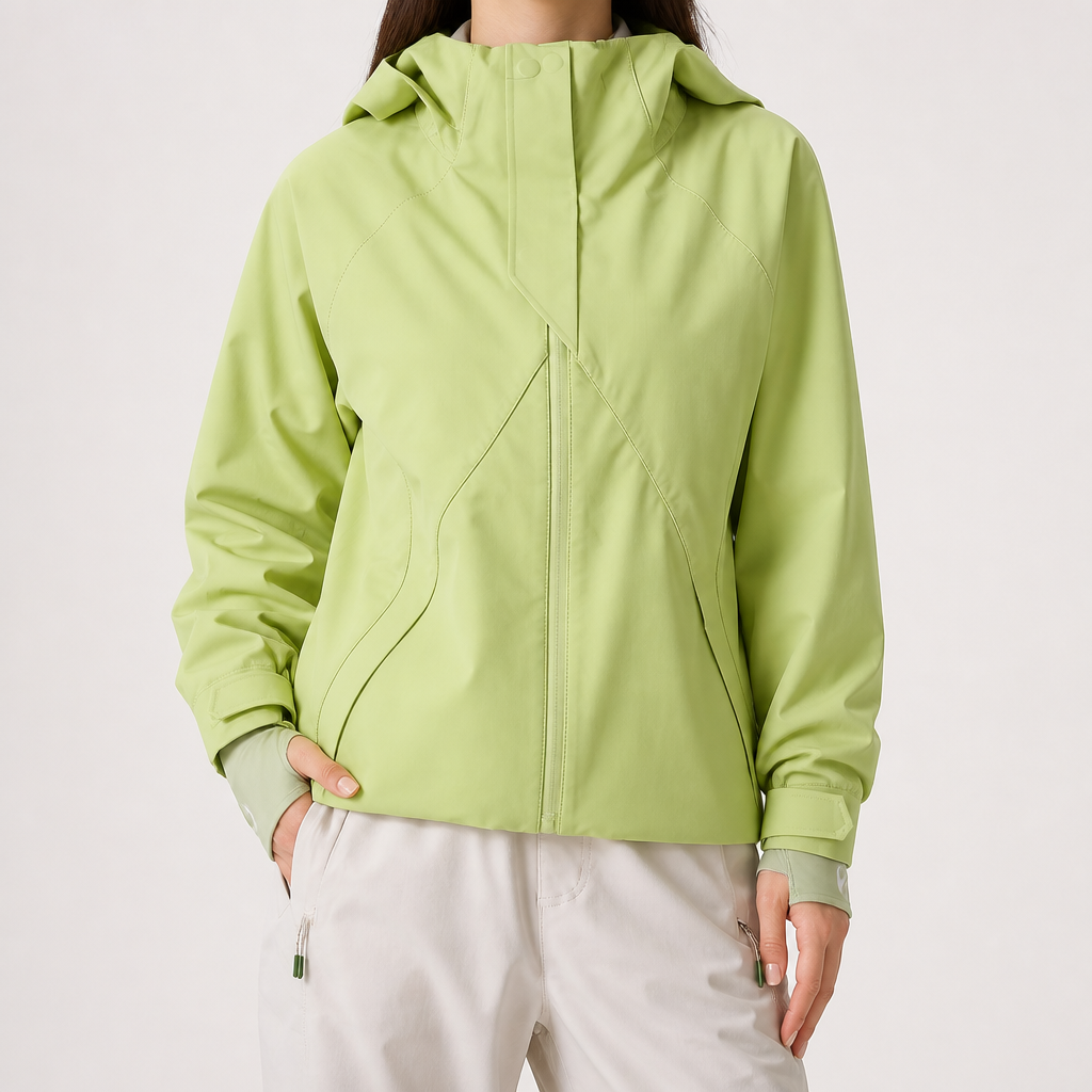 Harriet | Womens Waterproof Windproof Softshell Jacket, Lime Green