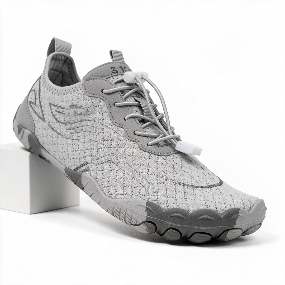 Ridge | Barefoot Minimalist Wide Toe Box Running On Gym Shoes Grey packshot