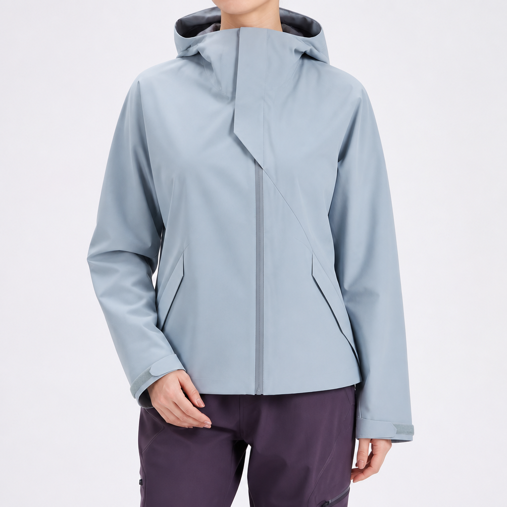 Genevieve | Womens Waterproof Windproof 3 In 1 Jacket, Ice Blue
