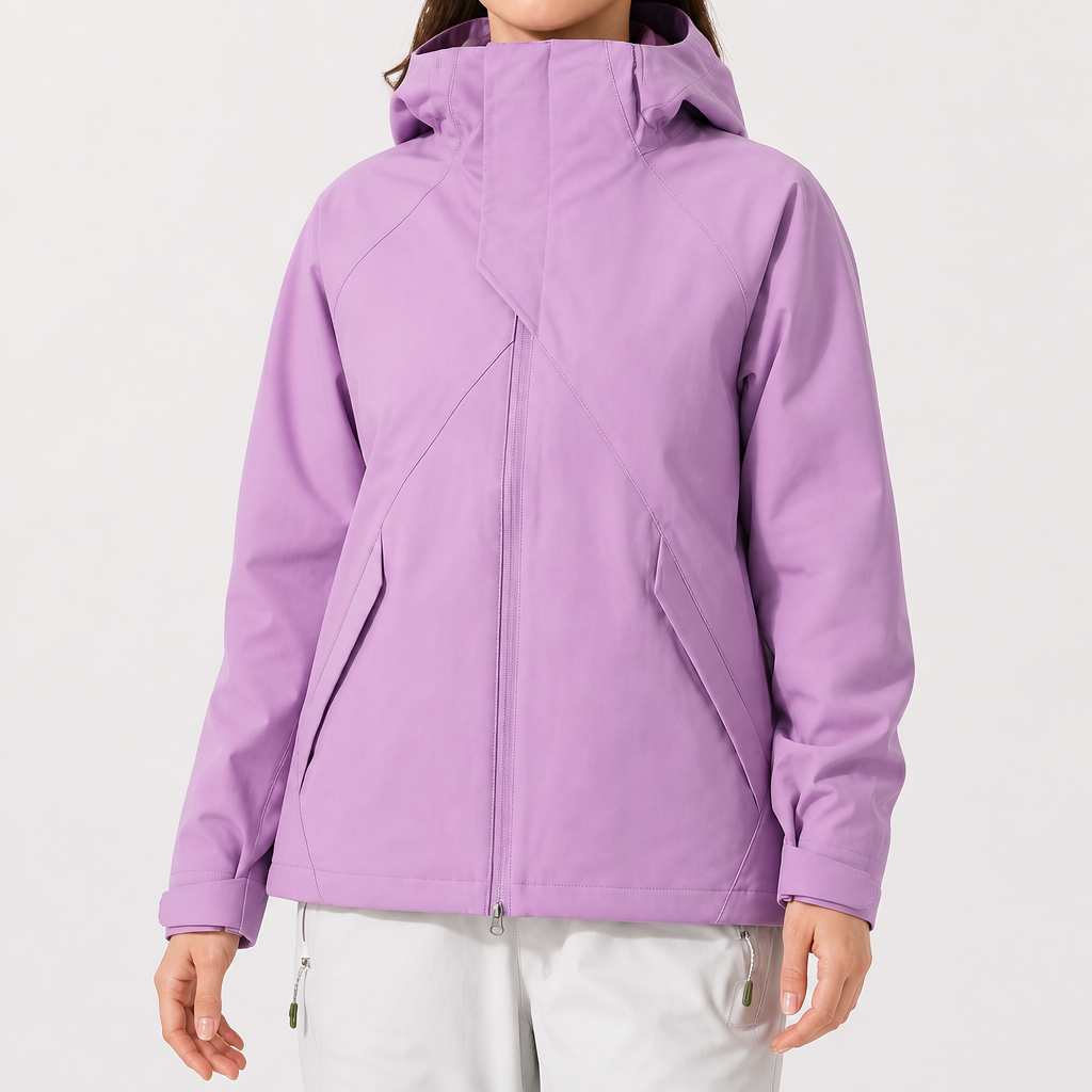 Harriet | Womens Waterproof Windproof Softshell Jacket, Blush Pink 2
