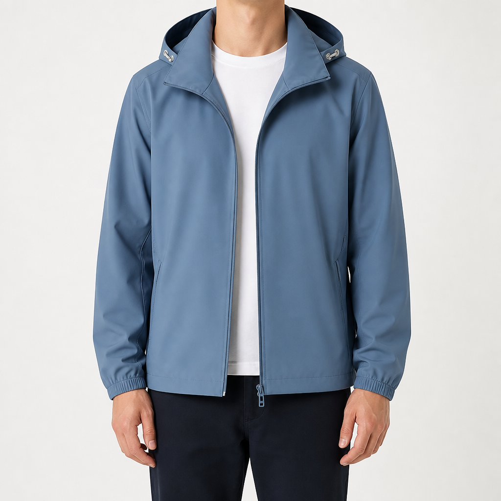 Rowan | Womens Lightweight Hooded UV Sun Protection Jacket, Glacier Blue
