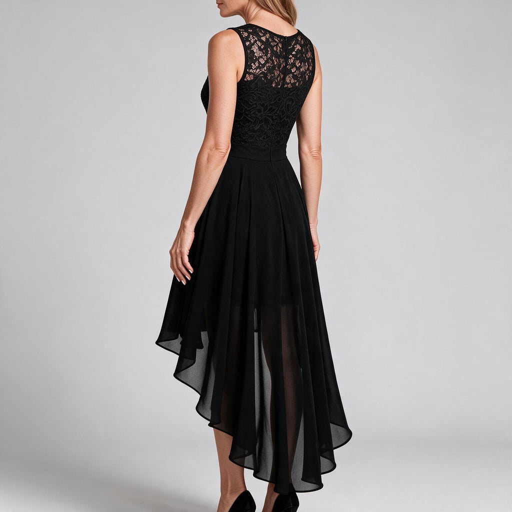 Eleanor | Womens Cocktail Lace Midi Wedding Guest Evening Formal Long Elegant Dresses