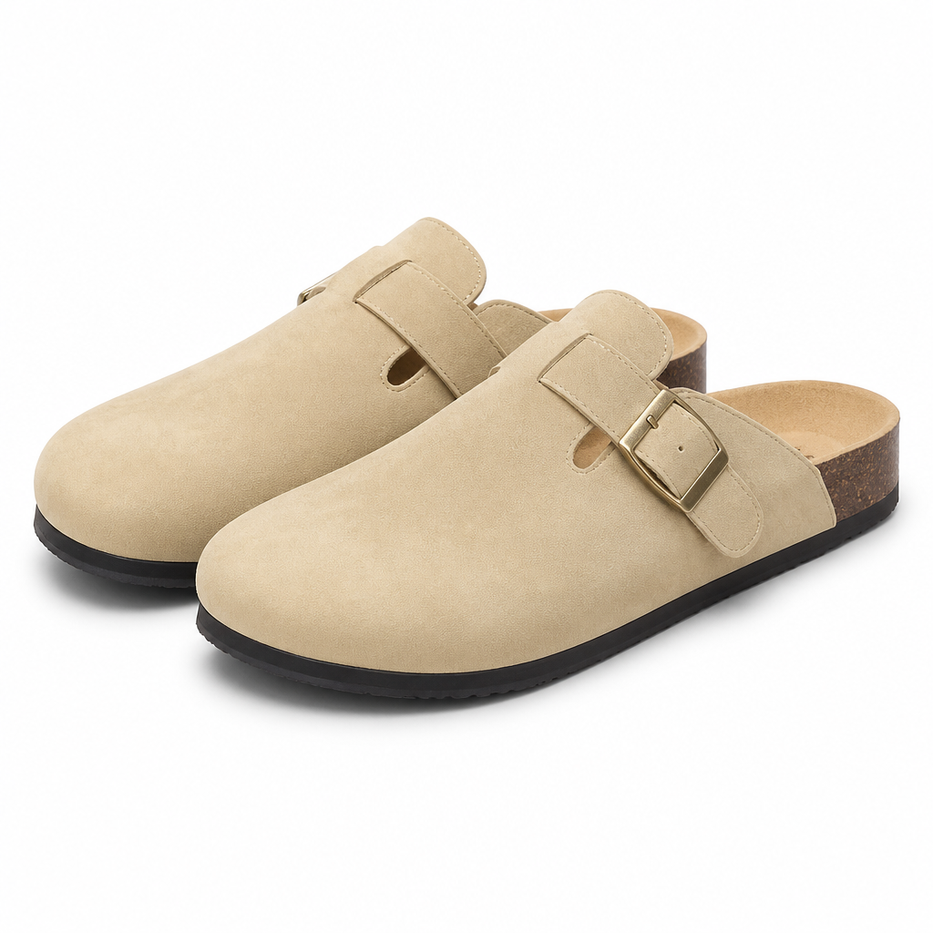 Quincy | Womens Slippers Fluffy Warm Memory Foam House Slippers Apricot packshot