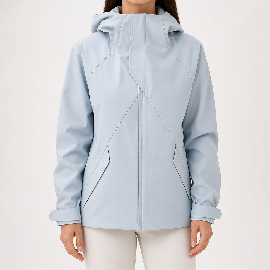 Harriet | Womens Waterproof Windproof Softshell Jacket, Glacier Blue 2