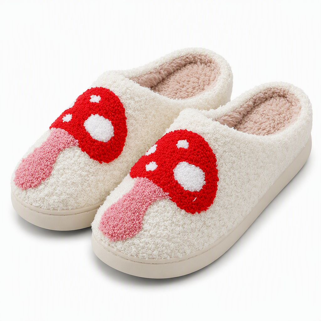 Faas | Womens Slippers Fluffy Warm Memory Foam House Slippers Design 3 packshot