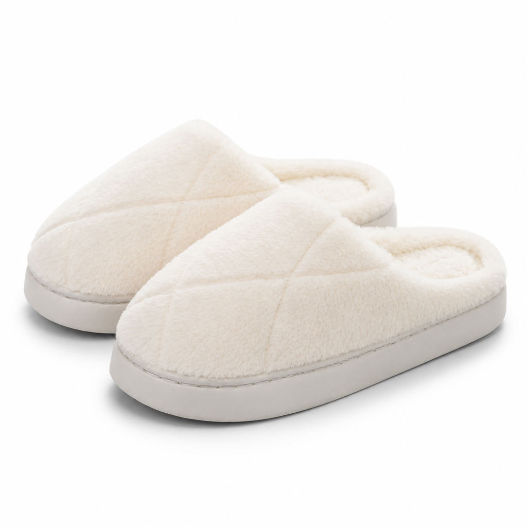 Hollis | Womens Slippers Fluffy Warm Memory Foam House Slippers Design 11 packshot