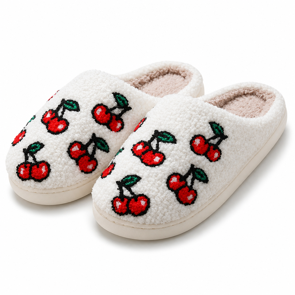 Faas | Womens Slippers Fluffy Warm Memory Foam House Slippers Design 6 packshot