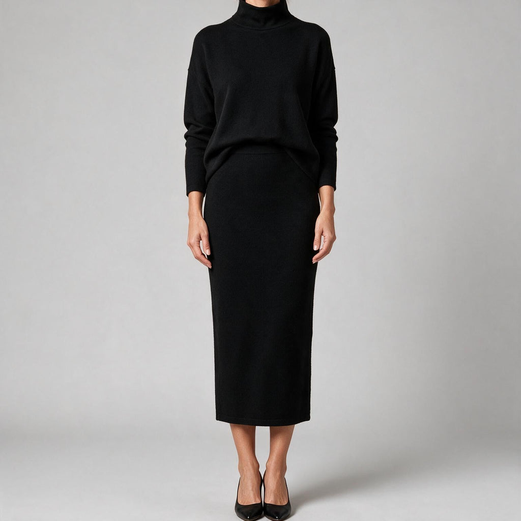 Tobin | Womens Summer Casual V Neck Loose Fit Dress Black