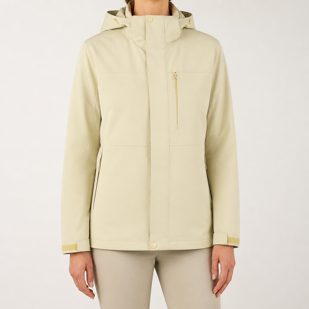 Beatrice | Womens Waterproof 3 in 1 Hooded Jacket, Slate Green