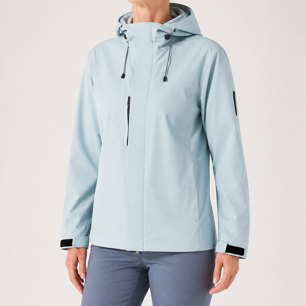 Sylvie | Womens Waterproof Windproof 3 In 1 Jacket, Baby Blue