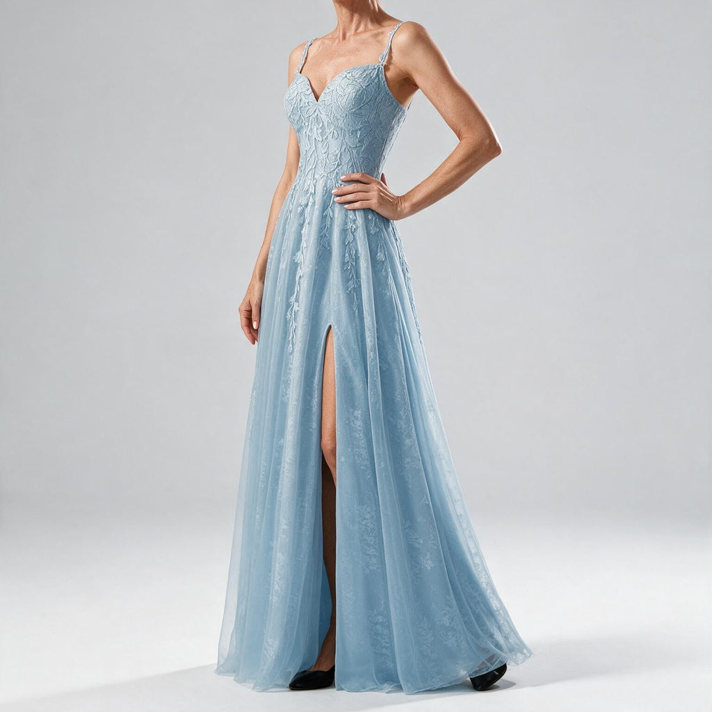 Genevieve | Womens Prom Formal Evening Gown Maxi Wedding Guest Cocktail Dresses