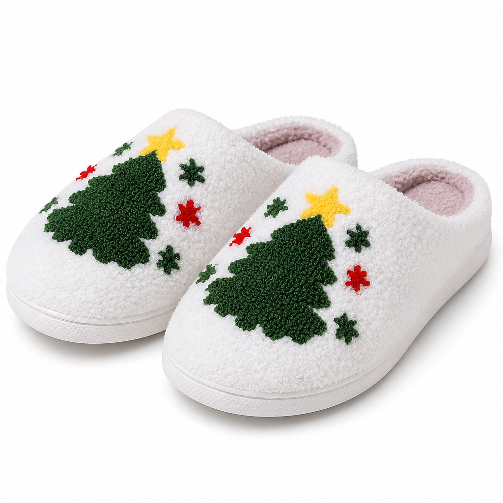 Faas | Womens Slippers Fluffy Warm Memory Foam House Slippers Design 11 packshot