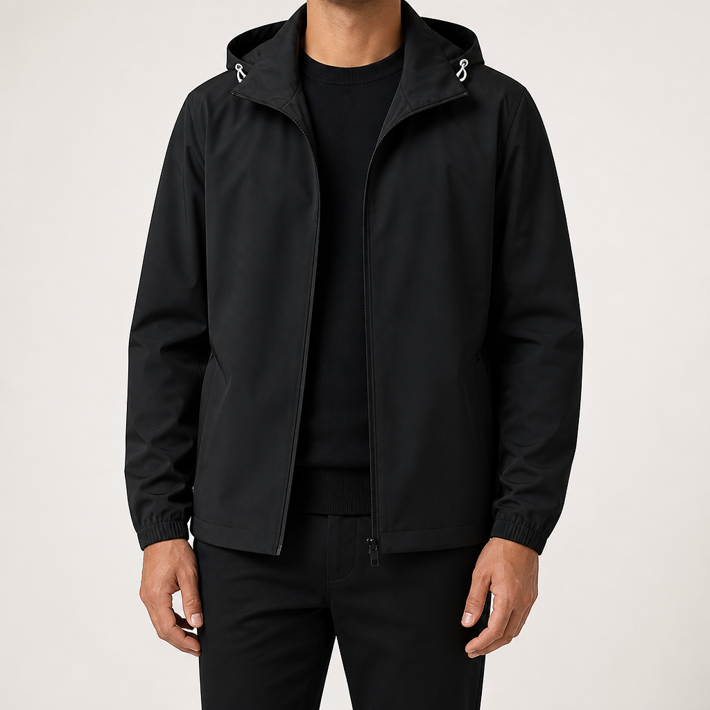 Rowan | Womens Lightweight Hooded UV Sun Protection Jacket, Black