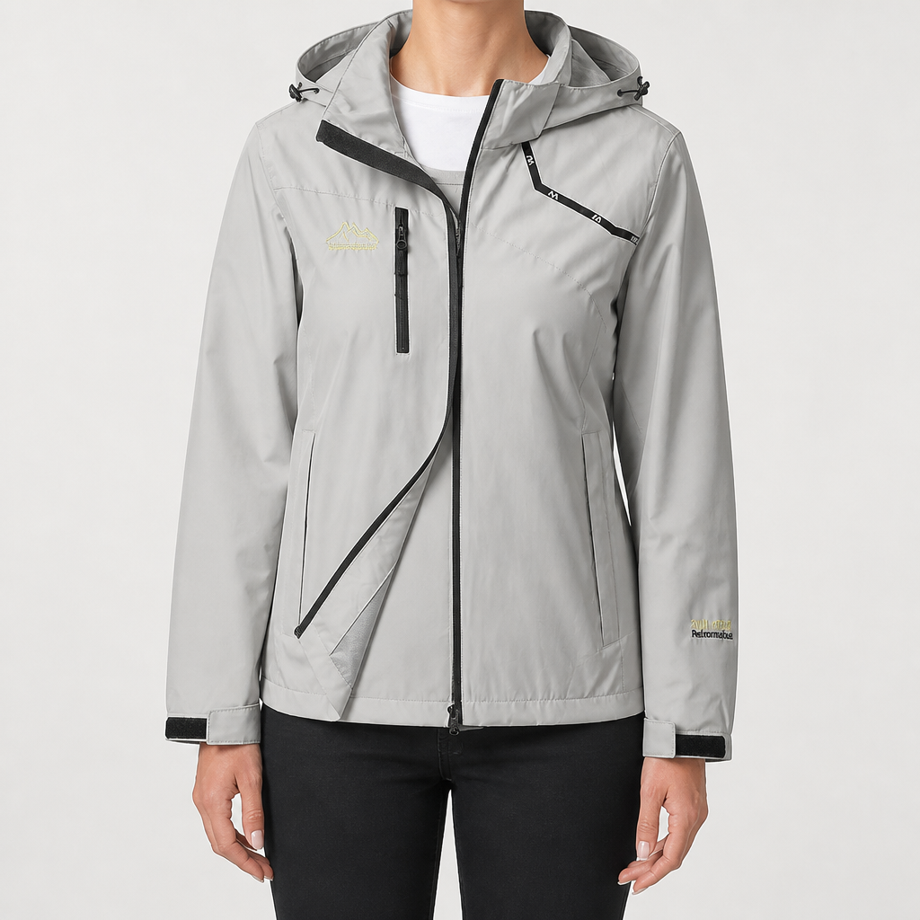Colette | Womens Waterproof Windproof Jacket, Cream 2