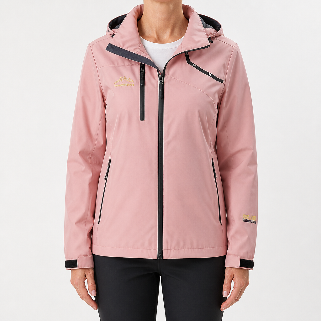 Colette | Womens Waterproof Windproof Jacket, Pink