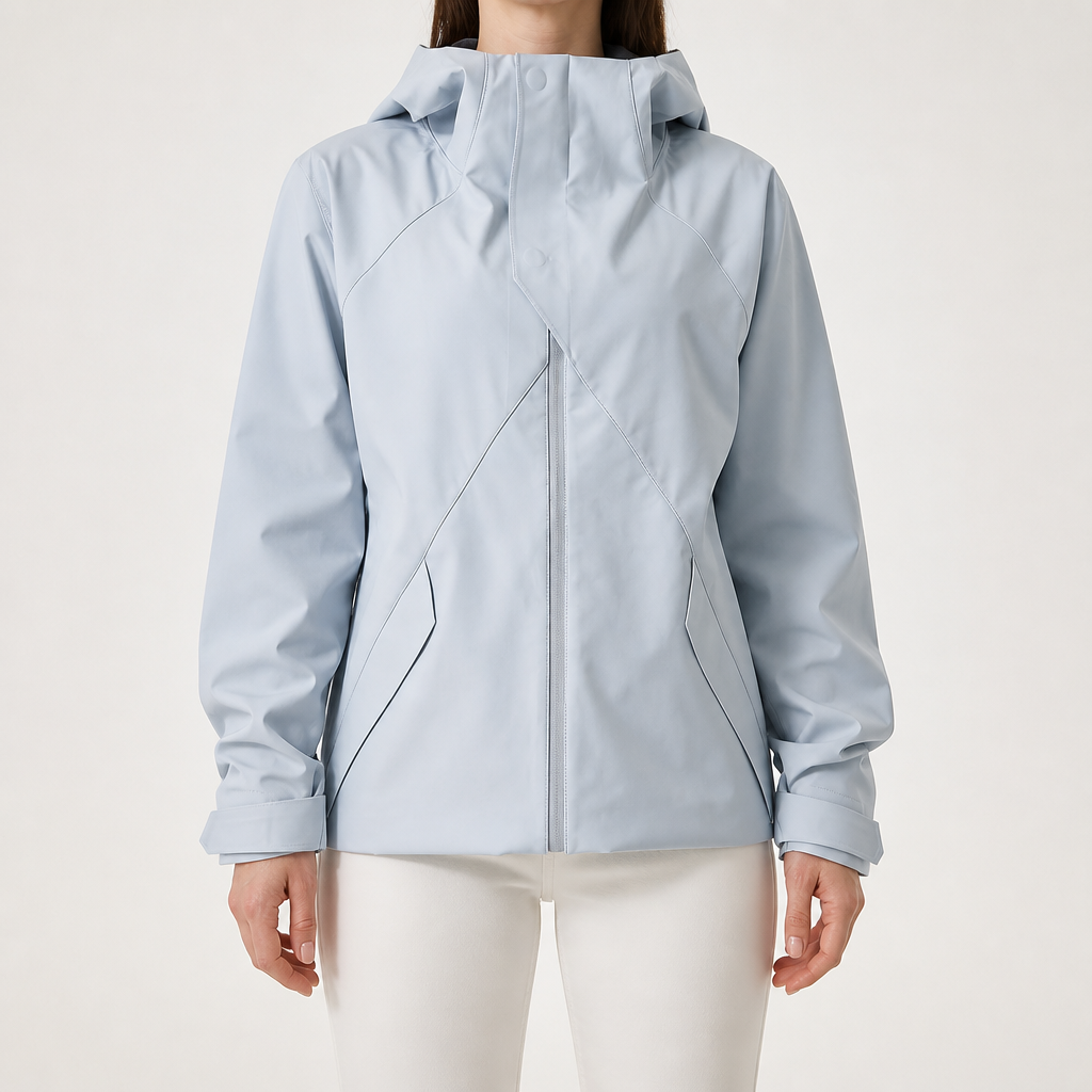 Harriet | Womens Waterproof Windproof Softshell Jacket, Glacier Blue
