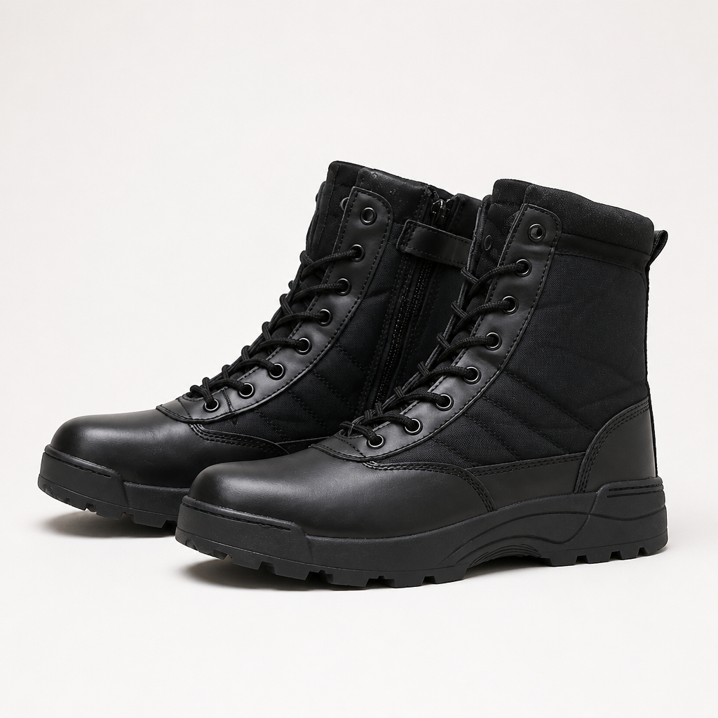 Sawyer | Unisex Combat Hiking Boots, Black
