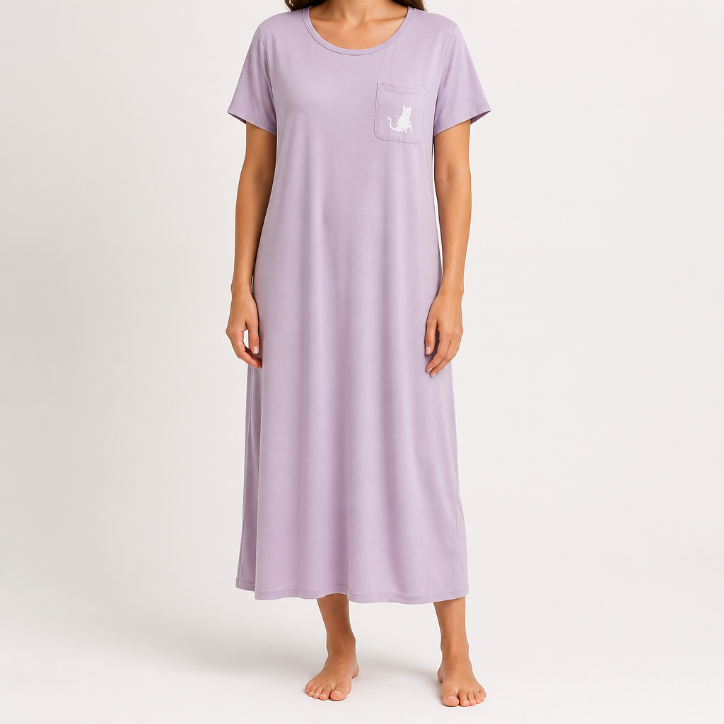 Sabine | Womens Silk Cami Slip Dress, Purple