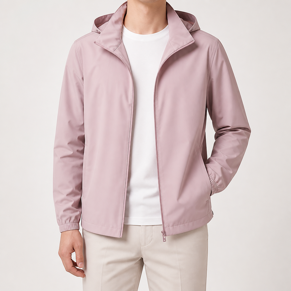 Rowan | Womens Lightweight Hooded UV Sun Protection Jacket, Misty Pink