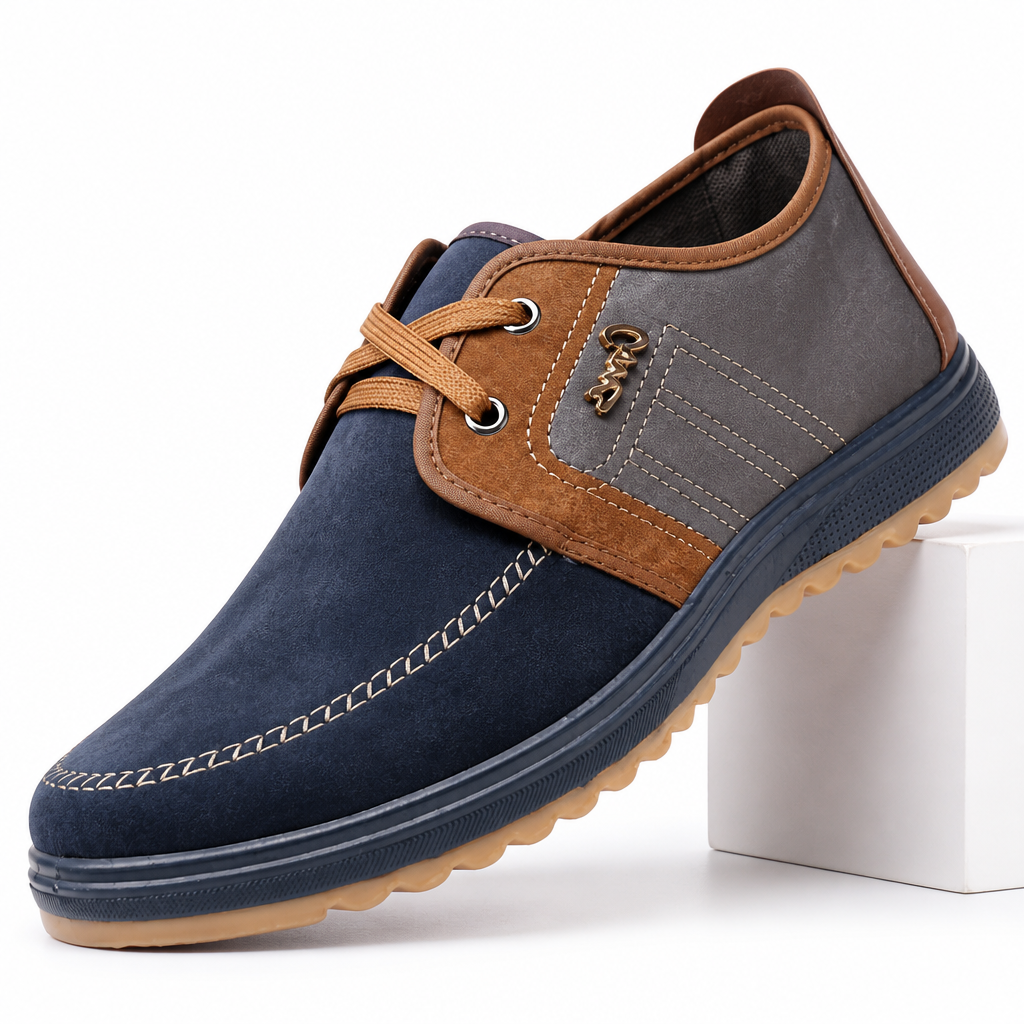 Calloway | Mens Lightweight Breathable Non Slip Walking Work Shoes Multi packshot