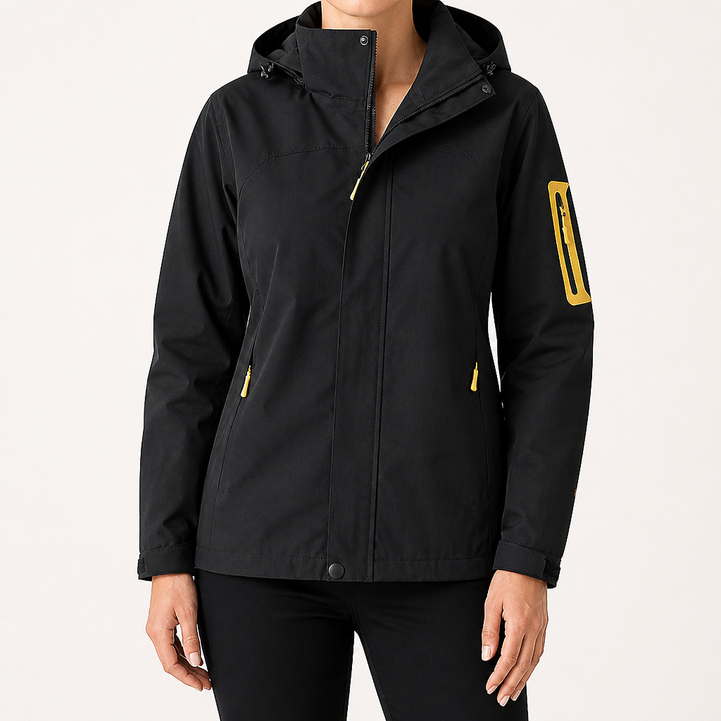 Harriet | Womens Waterproof Windbreaker Jacket, Black