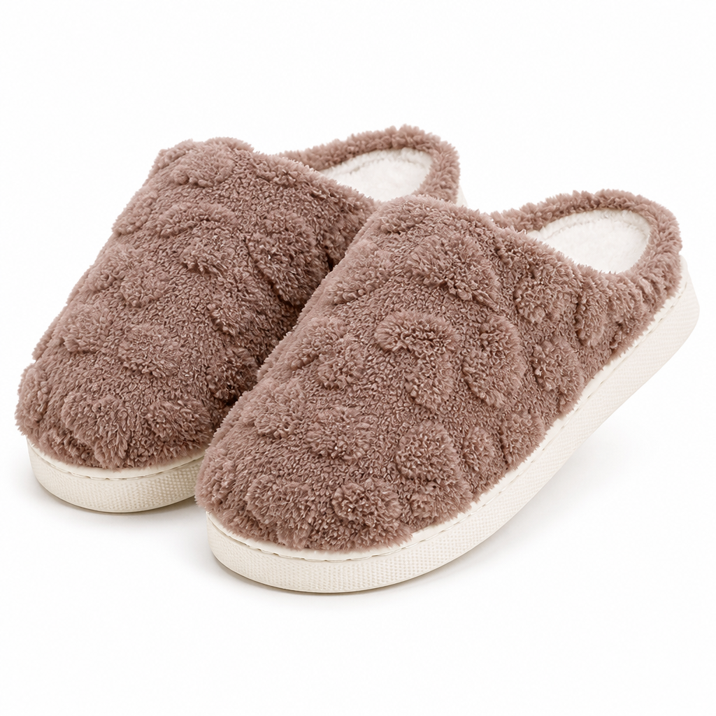 Anouk | Womens Slippers Fluffy Warm Memory Foam House Slippers Design 9 packshot