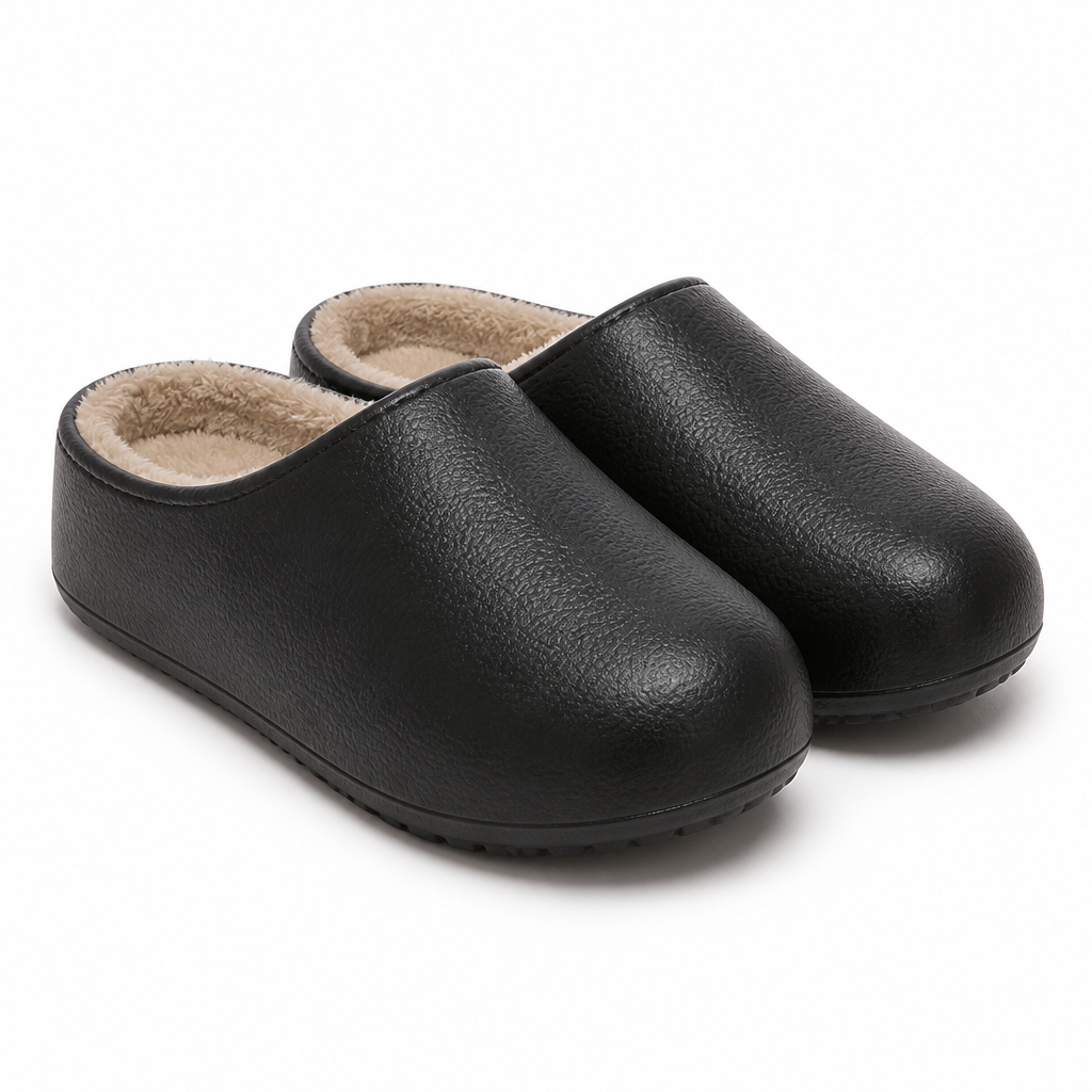 Eirlys | Womens Slippers Fluffy Warm Memory Foam House Slippers Design 1 packshot