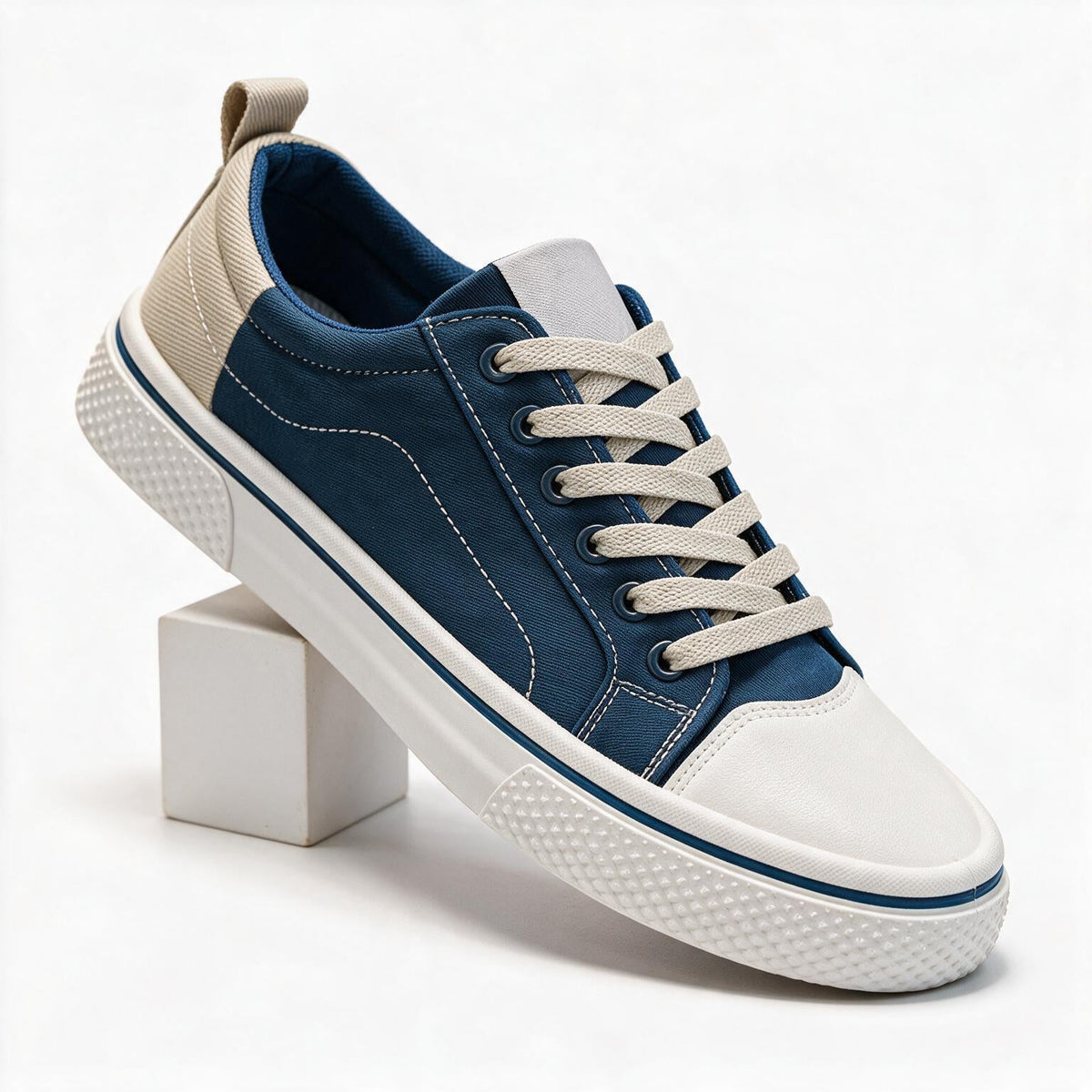 Colm | Mens Trainers Canvas Sneakers Breathable Skate Casual Shoes K S packshot