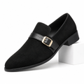 Verena | Mens Formal Shoes Leather Pointed Toe Smart Business Brogues Black packshot