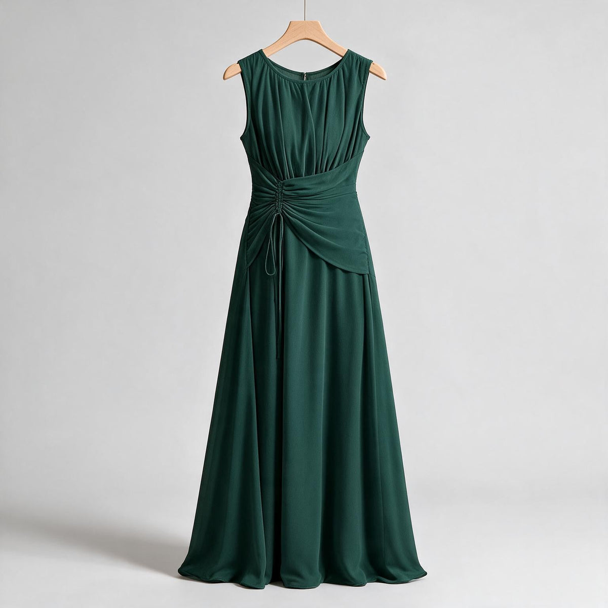 Odette | A Line Chiffon Maxi Wedding Guest Summer Dresses on hanger