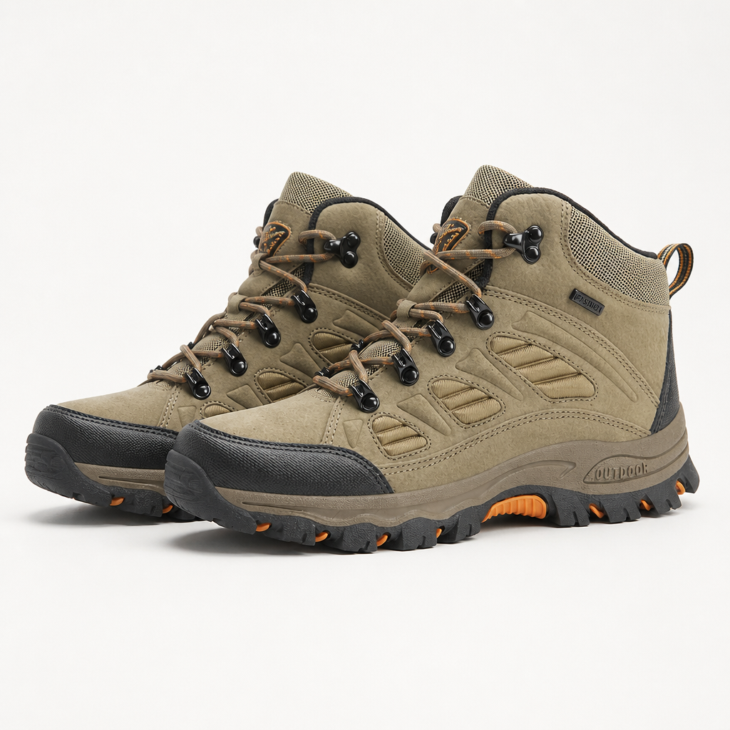 Wren | Womens Waterproof Hiking Boots, Khaki